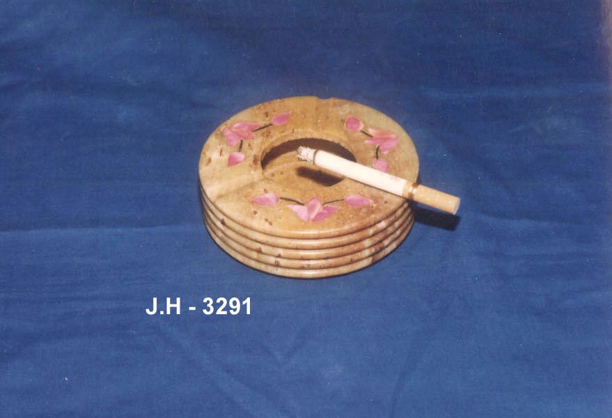 Classic Carved Marble Ash Tray